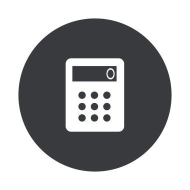 Vektör modern gri daire simgesi