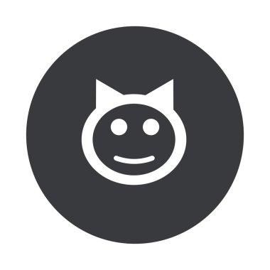 Vektör modern gri daire simgesi