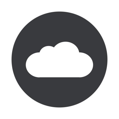 Vektör modern gri daire simgesi