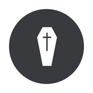 Vektör modern gri daire simgesi