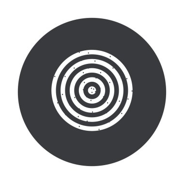 Vektör modern gri daire simgesi