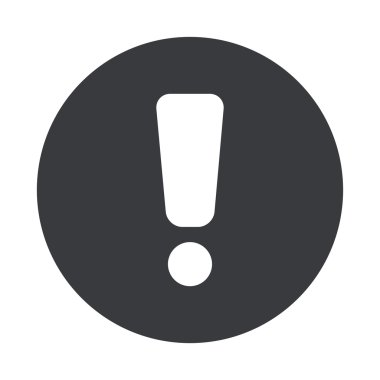 Vektör modern gri daire simgesi