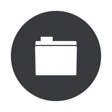 Vektör modern gri daire simgesi