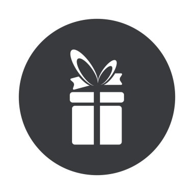 Vektör modern gri daire simgesi