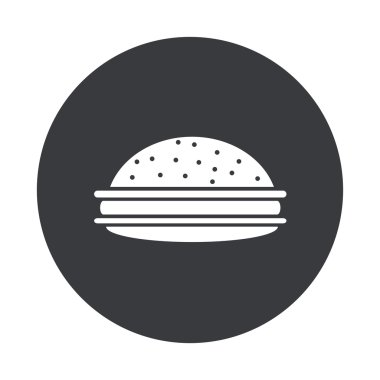 Vektör modern gri daire simgesi