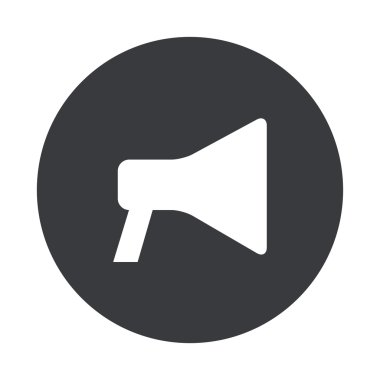 Vektör modern gri daire simgesi