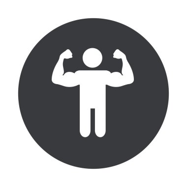 Vektör modern gri daire simgesi