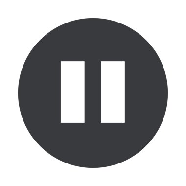 Vektör modern gri daire simgesi