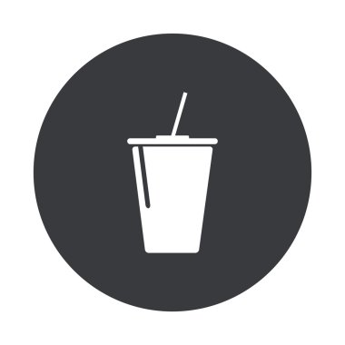 Vektör modern gri daire simgesi