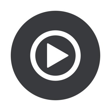 Vektör modern gri daire simgesi