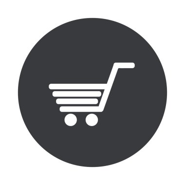 Vektör modern gri daire simgesi