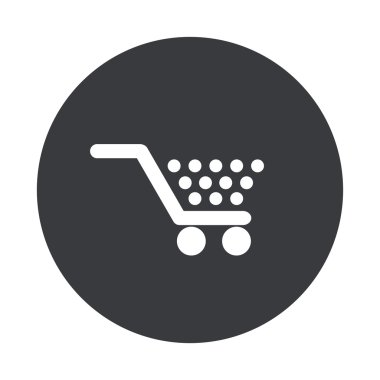 Vektör modern gri daire simgesi