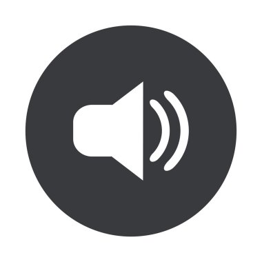 Vektör modern gri daire simgesi