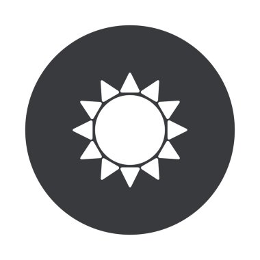 Vektör modern gri daire simgesi