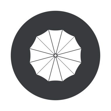 Vektör modern gri daire simgesi