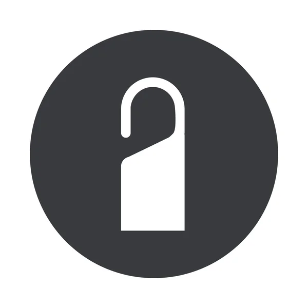 Vector modern  gray circle icon — Stock Vector