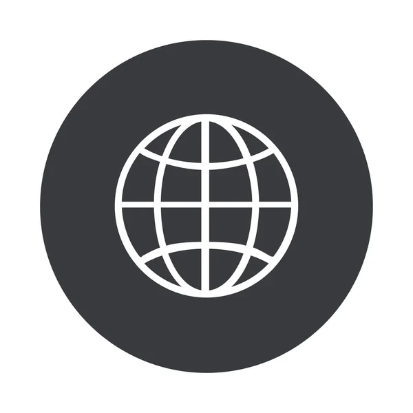 Векторная иконка серого круга — стоковый вектор