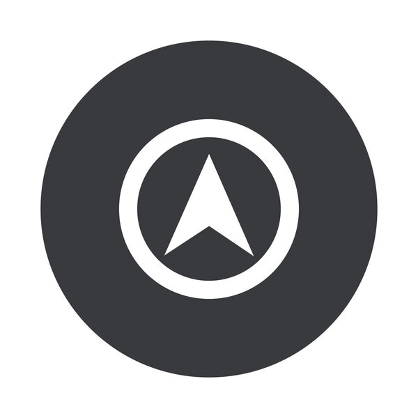Vector modern  gray circle icon