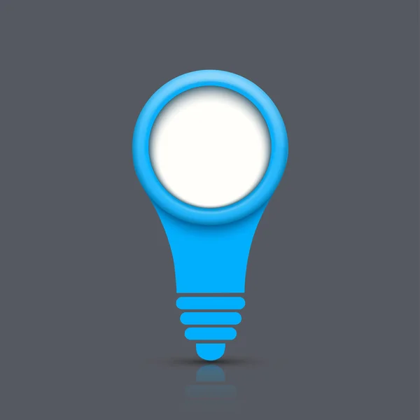 Vector modern light bulb background. — Stock Vector