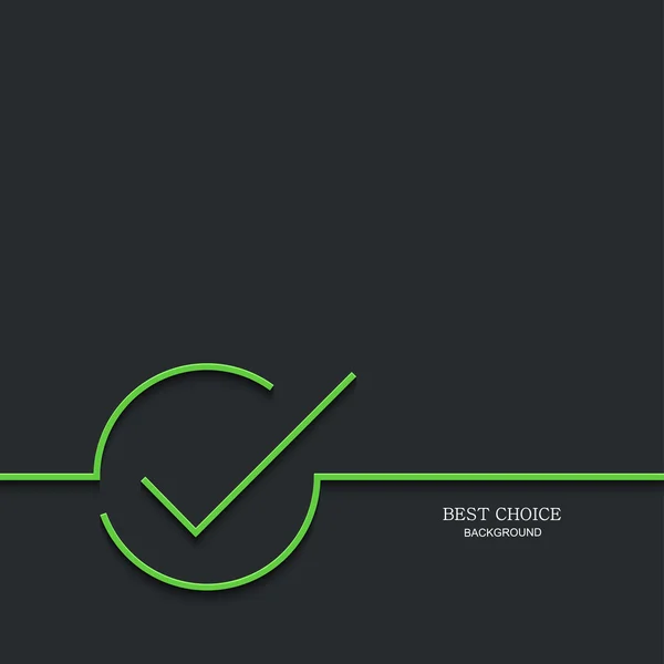 矢量现代绿色复选标记 — 图库矢量图片