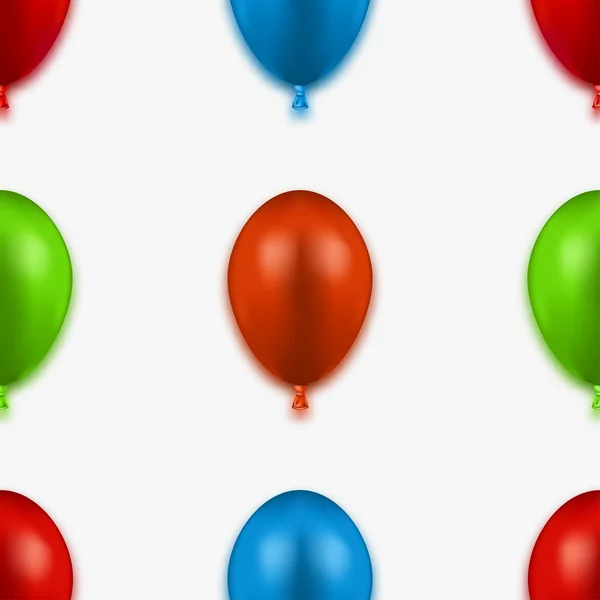 Vektor moderne nahtlose Ballons Hintergrund — Stockvektor