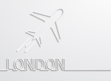 Vektör modern Londra sermaye arka plan.