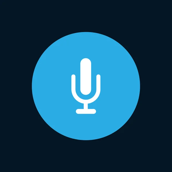 Vector modern microphone icon — Stock Vector