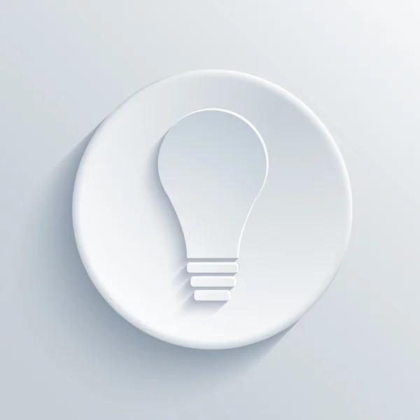 Vettore lampadina moderna icona sfondo — Vettoriale Stock