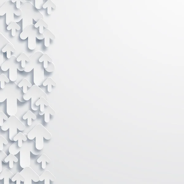 Vecteur moderne blanc entreprise flèche abstraite — Image vectorielle