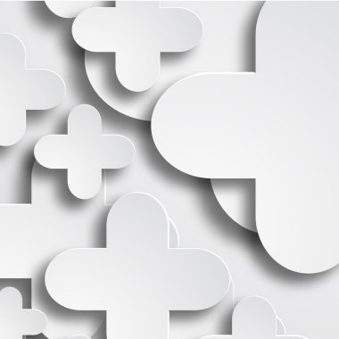 Vektör modern artı veya çapraz arka plan şablonu.