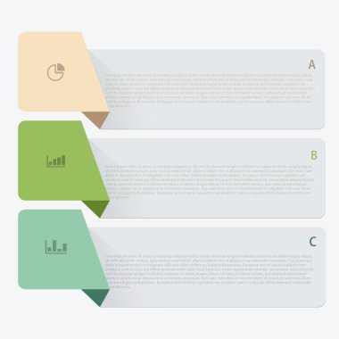 vektör modern Infographic arka plan.