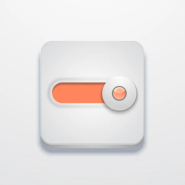 Vector modern app icon on gray — Stockvector