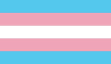 Vector modern transgender flag background