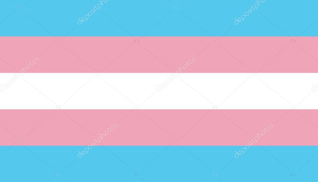 Vector modern transgender flag background