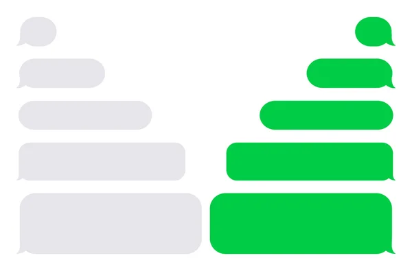 Vektor moderne SMS oder Nachrichtensymbole. — Stockvektor