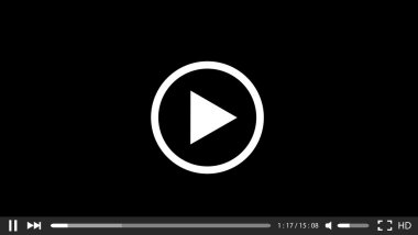 Vektör modern video oynatıcı arka plan.