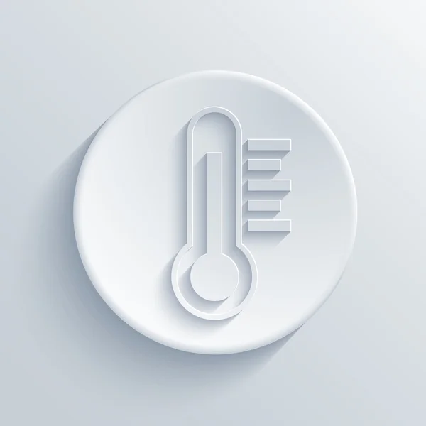 Vector icono moderno círculo de luz con sombra — Vector de stock