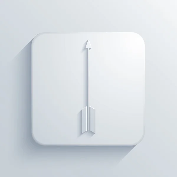 Vector modern arrow bow light  icon — Stock Vector