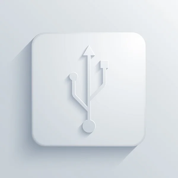 Vektor moderna usb light icon — Stock vektor