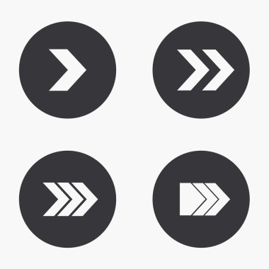 Vektör modern ok Icons set