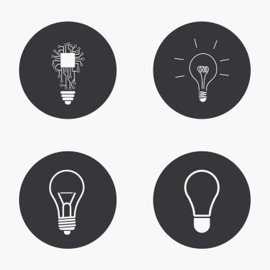 Vektör modern fikir Icons set