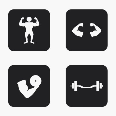 Vektör modern spor Icons set