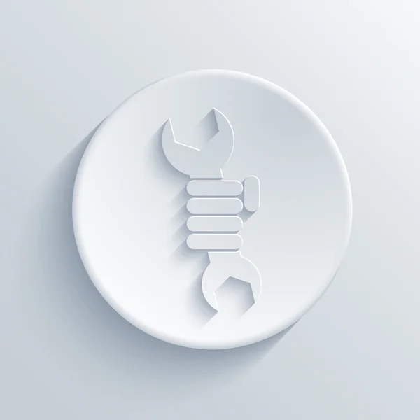 Vector modern  light circle icon — Stock Vector