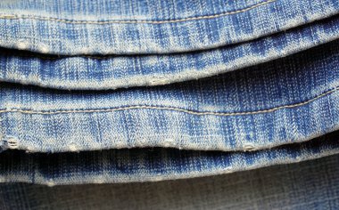 Mavi kot veya pantolon doku