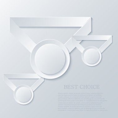 Vektör modern Ödülü açık renkli.