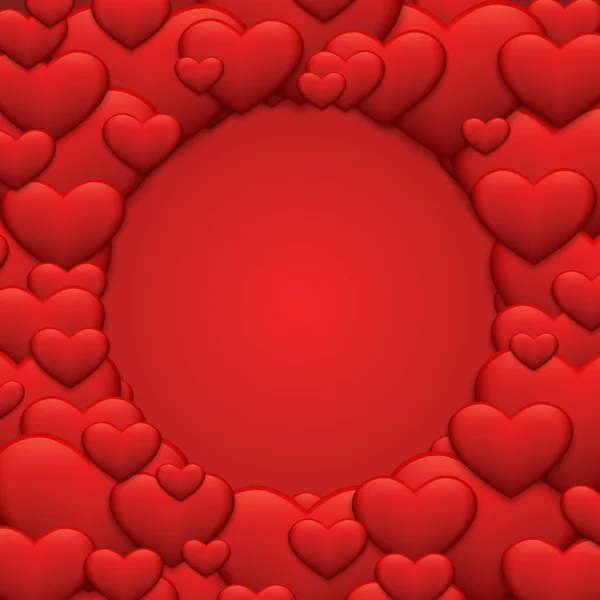 Vektor moderner roter Valentinstag oder 8. März — Stockvektor