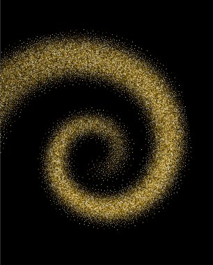 Vektör modern altın glitter arka plan