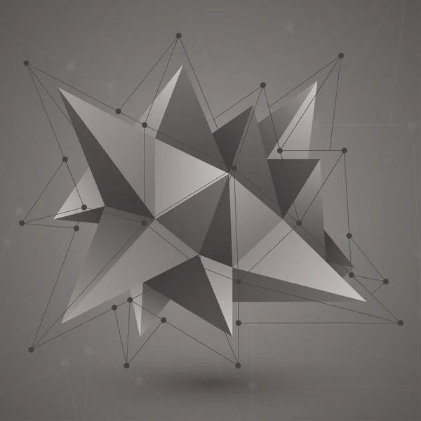 Векторная современная геометрическая форма. Многоугольный фон — стоковый вектор