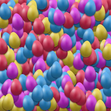 Vektör modern mutlu Paskalya arka plan.