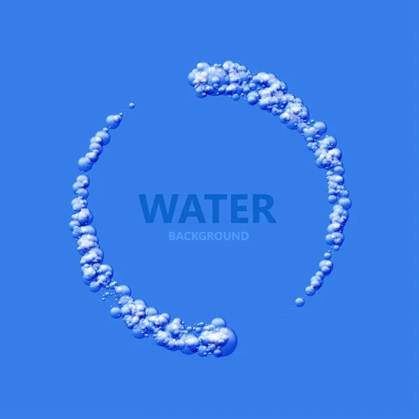 Vecteur moderne fond d'eau créatif . — Image vectorielle